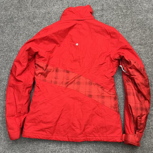 Columbia Jacket Womens Small Red Waterproof Omni-Tech Omni-Heat Insulated Coat - Picture 5 of 11